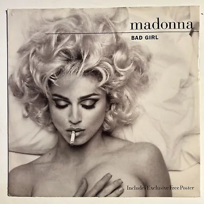Madonna Bad Girl MaverickSireWarner Bros. Records 12  Single 1993 PROMO EX/EX • £24.99