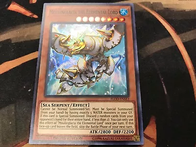 YUGIOH - Moulinglacia The Elemental Lord - Super Rare - NM - FLOD-ENSE2 - Lim  • $1.90