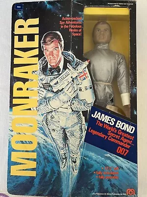 MEGO JAMES BOND MOONRAKER  JAMES BOND ROGER MOORE   Action Doll  MIB • $60