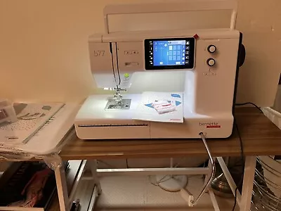 Bernina Bernette B77 Sewing Machine Used A Couple Of Hours W/ All Attachments  • $750