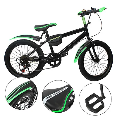 20 Inch Child City Bike 7 Speeds Kids Mountain Bike Double Disc Brake Bicycle  • $102