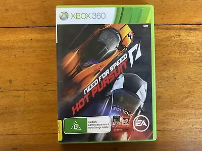 Need For Speed Hot Pursuit Xbox 360 [GR] PAL Racing Manual Included Free Post • $16.40