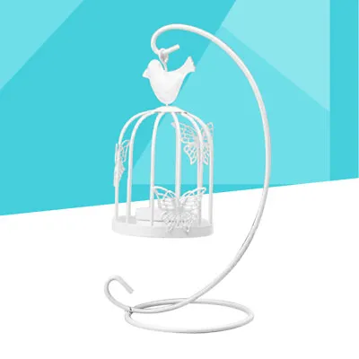 £10.96 • Buy  Birdcage Candle Holder Metal Candlestick Chandelier Decorations