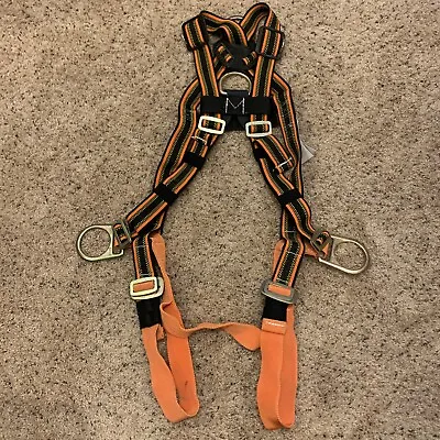 Miller Duraflex E552 Safety Harness Orange Green Stripe 400 Lb Capacity • $80