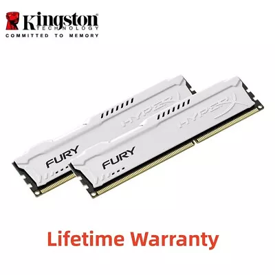 Kingston HyperX FURY DDR3 8GB 16GB 32GB 1600 PC3-12800 Desktop RAM Memory DIMM • £13.80