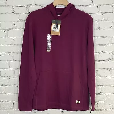 The North Face Terry Hoodie Men's Size Large Slim Fit Boysenberry NF0A7UT210H-M • $44.99