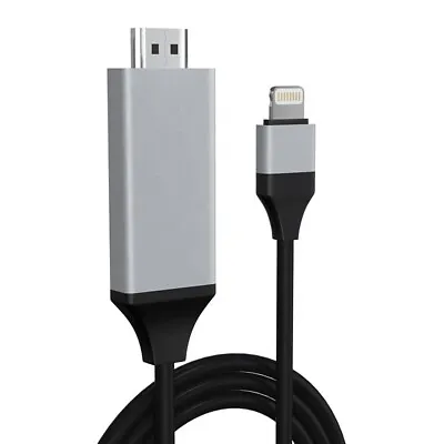 8 Pin To HDMI TV AV Cable Adapter For IPhone 13/12/11/XR/Xs/X/8/7 IPad Latest UK • £24.99
