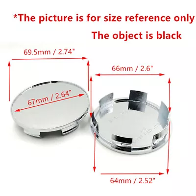 4pcs Black 64mm / 70mm Universal Car Wheel Centre Hub Cover Center ABS Rims Cap • $9.38