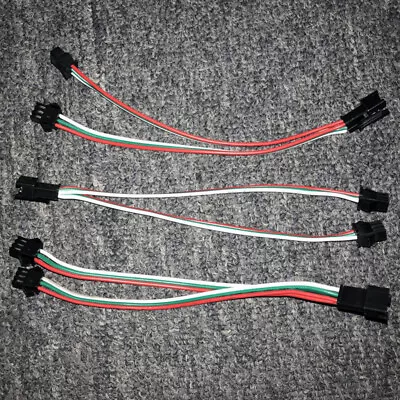 1/5/10/20/50/100 X 1 Male To 2 Female 3pin JST SM Connector Y Splitter Cable • $8.45