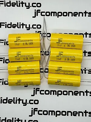 JFcomponents 8pc 160V  10uF-18uF MKP Metallized Poly Capacitors. DIY OEM Replace • $23