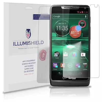 ILLumiShield Anti-Bubble Screen Protector 3x For Motorola Droid RAZR I XT890 • $15.35