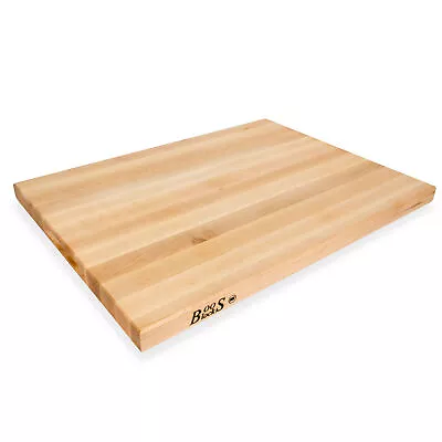 John Boos Maple Wood Edge Grain Reversible Cutting Board 24 X 18 X 1.5 Inches • $154.95