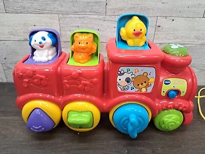 Vtech Roll And Surprise Animal Train 6-36 Months Pop Up Animals Tested WORKS  • $9.97