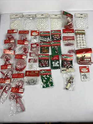 $34.99 • Buy Lot Of 36 Vintage Christmas Decorations Ornaments