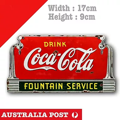 Coca Cola Fountain Service Old Vintage Retro Rusty Sign Coca Cola  Sticker • $6.95