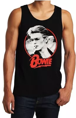 Bowie Rock Band Black Tank Top • $12.99