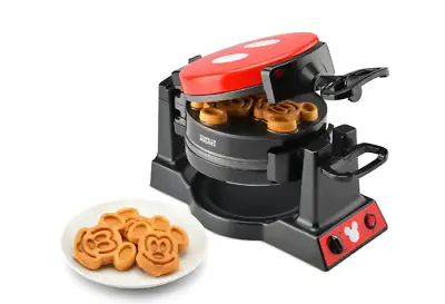 Disney Mickey Mouse Double Flip Waffle Maker Breakfast Lovers Kids Mickey Shaped • $99.97