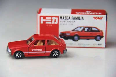 VTG TOMY Tomica Mazda Familia 1500 XG No.4 Red 1/59 Diecast Car Model Japan RARE • $79.99