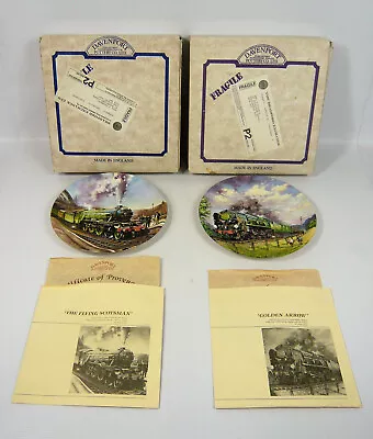 Davenport Pottery 'Great Steam Trains' Limited Edition Collector Plates Boxed • £18