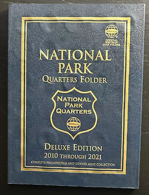 US National Parks Quarters Coin Collection Folder P&D Whitman Deluxe New Album • $10