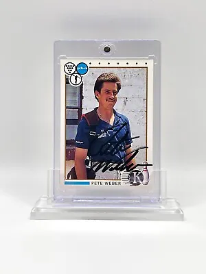 Pete Weber 1990 Kingpins PBA RARE AUTOGRAPHED ROOKIE CARD (RC) - #1 Bowler Ever! • $44.06