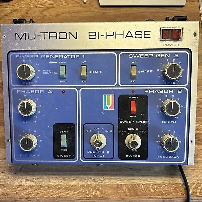 Mu-Tron Bi-Phase W/Original Dual Footswitch 1970s Musitronics Jerry Garcia • $2500