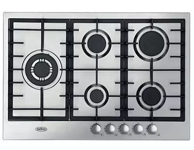 $499 • Buy Belling 75cm Stainless Steel Gas Cooktop 5 Burner Model BCT75GCSS 