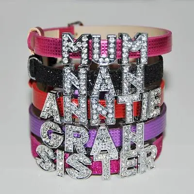 Mum Nan Auntie Gran Sister Bracelet Wristband With Free Gift Bag Christmas Gift • £2.99