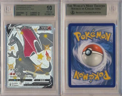 $472.49 • Buy 9Charizard V - 079/073 - BGS 10 PRISTINE - Shiny Ultra Rare Pokemon WK3