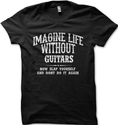 Gibson Les Paul Inspired Guitar Black T-shirt 9297 • $29.68