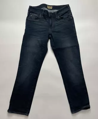 Wrangler Skanders Jeans Mens Size W32 Low Rise Slim Fit  Narrow Leg Blue Denim • $19.99
