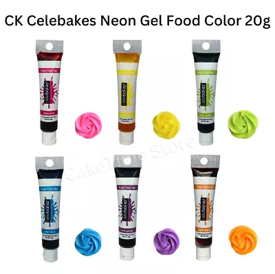 £2.49 • Buy CK Celebakes Neon Gel Paste Premium Concentrated Food Colour Water Based 20g