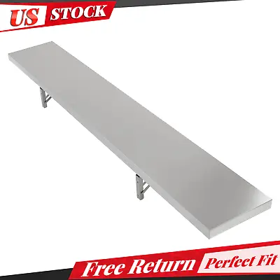 Concession Stand Shelf For Window Trailer Food Truck  6 Foot Stainless 66lbs • $117