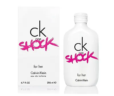 Calvin Klein Ck One Shock For Her 200ml Eau De Toilette Spray New & Sealed • £25.59