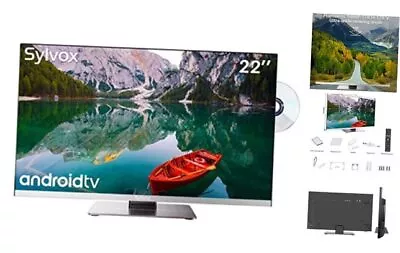  Smart 12 Volt TV Digital Video Disc Combo FHD 1080P Android 22'' Smart RV TV • $427.68