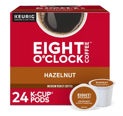 Eight O'Clock Coffee Hazelnut Coffee 24 Count Expired 05/2023 • $15.99