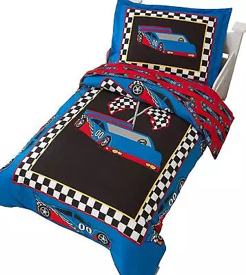 £14.99 • Buy KidKraft Race Car Bedding For Toddlers And Young Children
