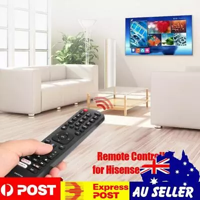 Smart TV Remote Control Wireless Switch For Hisense 43K300UWTS 65M7000 EN2X27HS • $9.79