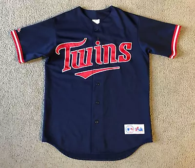 VTG 90s Majestic Minnesota Twins Embroidered MLB Jersey - Size Medium • $30