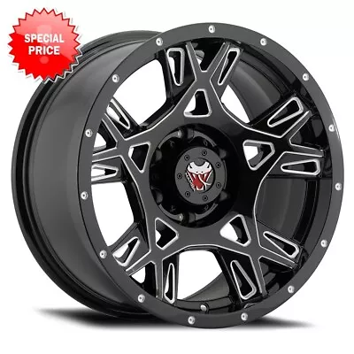 MAMBA M24 Rim 20X9 5X127 Offset 0 Gloss Black/Ball Cut Accents (Quantity Of 1) • $75