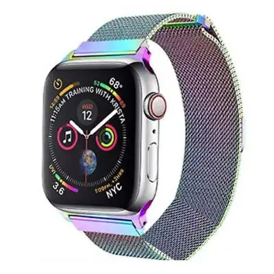 $15 • Buy Milanese Loop Watch Band For Apple Watch - Colourful