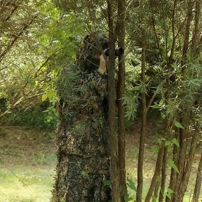 £18.90 • Buy Uk Seller Ghillie Suit 3d Camo Leaf Woodland Shooting / Photography Camouflage 