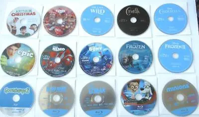 Blu-ray DISC ONLY: Pick Choose Build Bundle! Family Animation Never Viewed! • $3.25