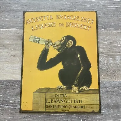 Metal Print Anisetta Evangelisti Liquore Da Dessert Carlo Biscaretti MONKEY • $33.99