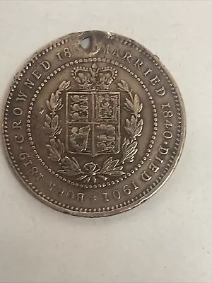 Very Rare - 1901 Queen Victoria Lifetime/death Commemorative Coin/token • £29