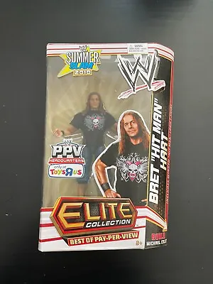 WWE Mattel Elite Collection Brett Hart BAF Michael Cole Action Figure Sealed • $104.99