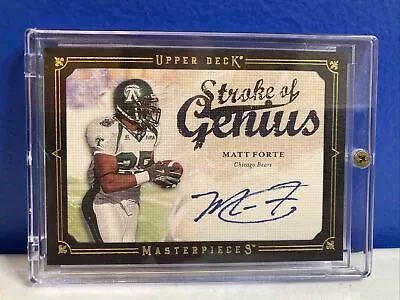 2008 Masterpieces Stroke Of Genius Matt Forte Autograph Black Framed Auto RC • $10.46