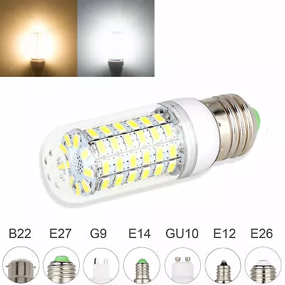 E27 E14 E12 B22 G9 GU10 LED Corn Light 5730 SMD Bulb Energy Saving Lighting Lamp • $3.90