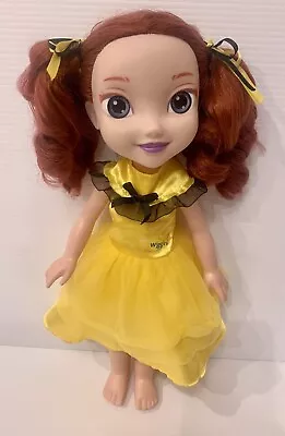 The Wiggles EMMA Wiggle Hard Body Toddler Doll In Signature Dress 35cm • $15.95