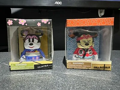 Disney Vinylmation / I Love Tokyo / 3” Japanese Mickey & Minnie / RARE • $37.34